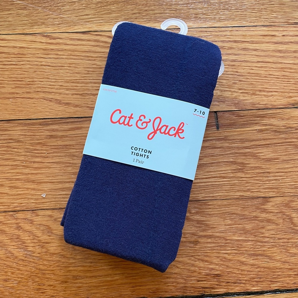 Brand new Cat & Jack blue Kids tights, never been worn!